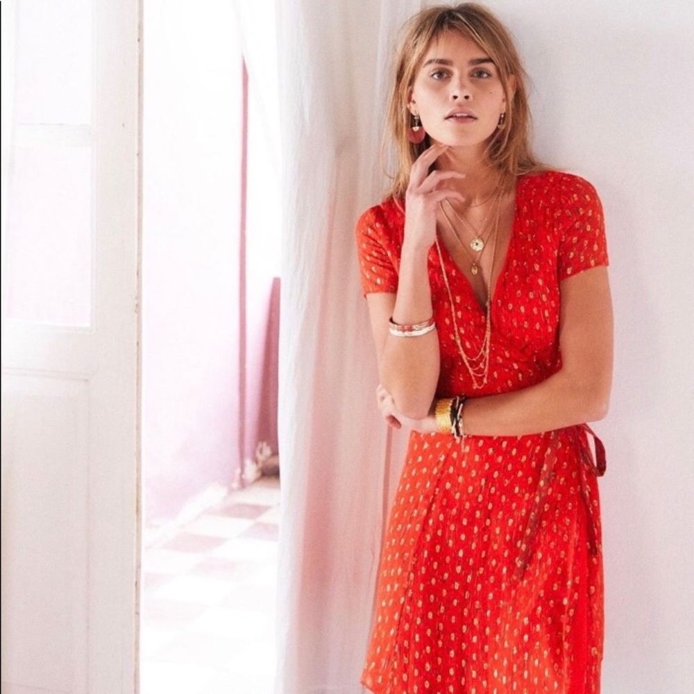 SEZANE wrap dress ✨